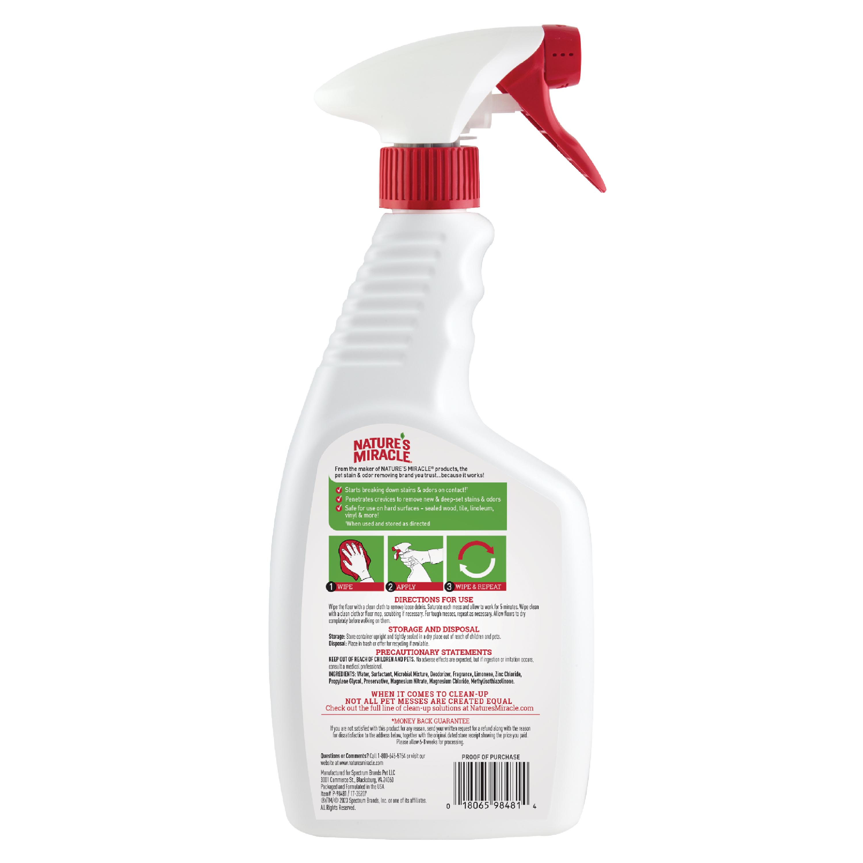 Nature's miracle new arrivals hardwood floor cleaner